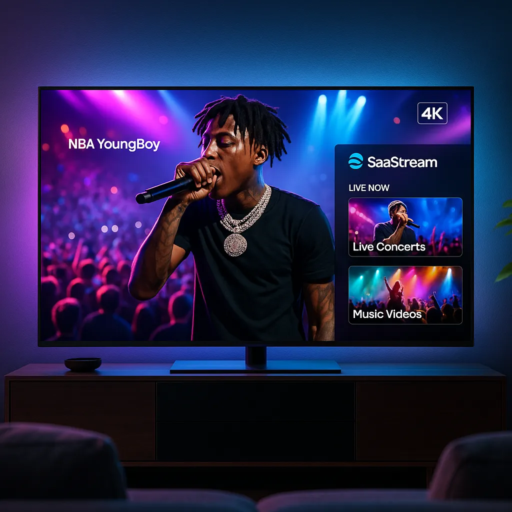 nba youngboy tickets alternative how to stream concerts in 4K using IPTV with LibertyTV and SaaStream on smart TV