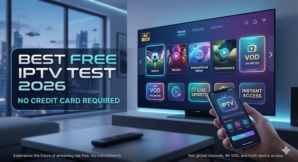 Best free IPTV test 2026