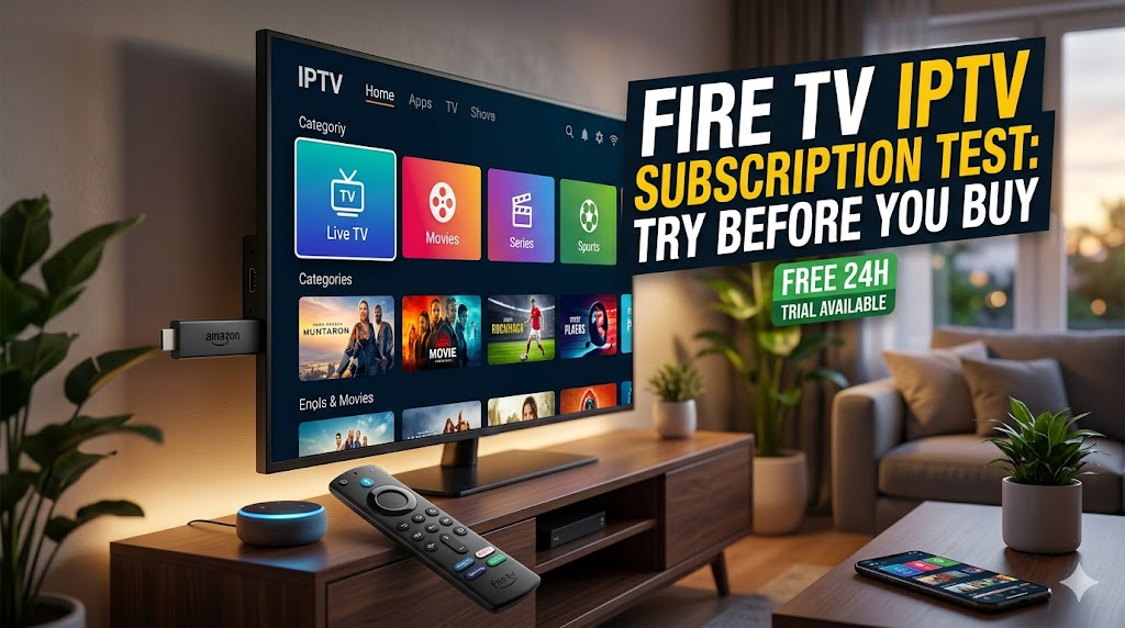 Fire TV IPTV subscription test