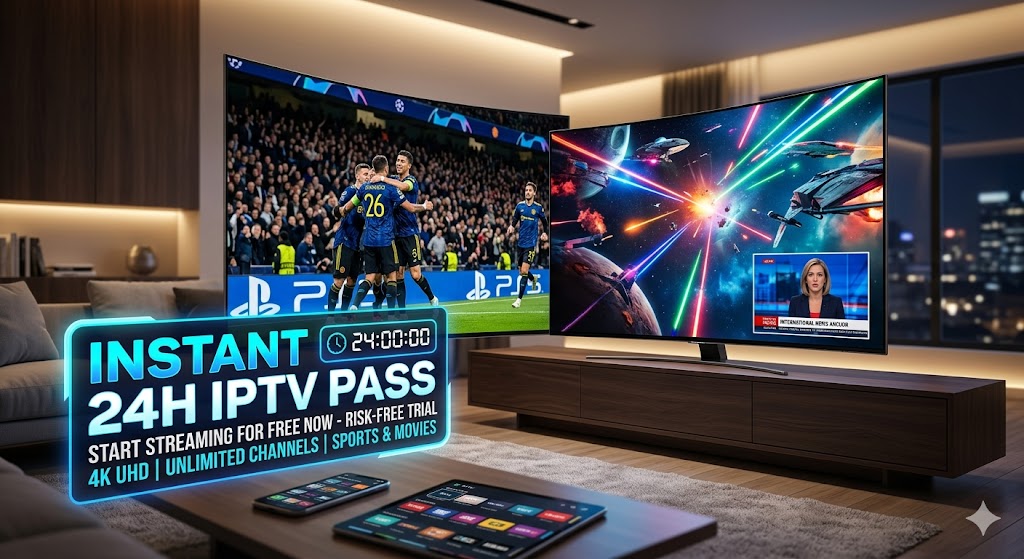 Instant 24h IPTV pass