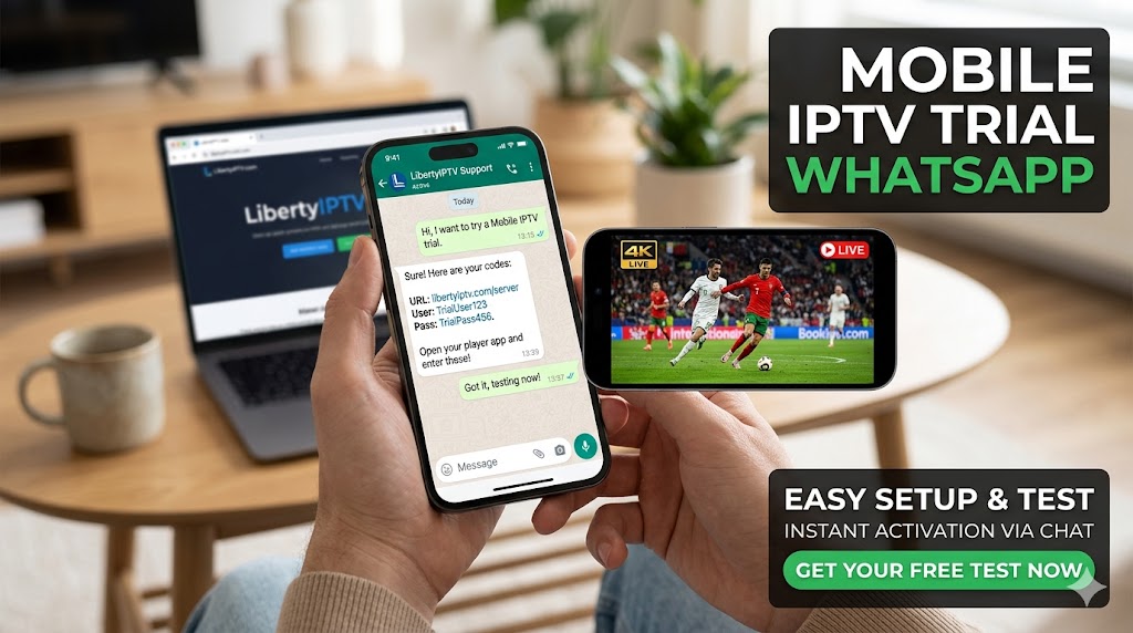 Mobile IPTV trial WhatsApp