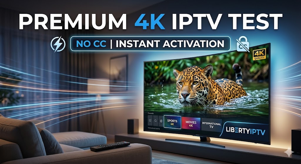 Premium 4K IPTV test