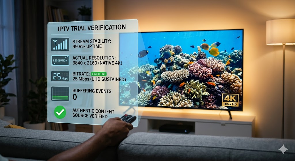 Real 4K IPTV trial