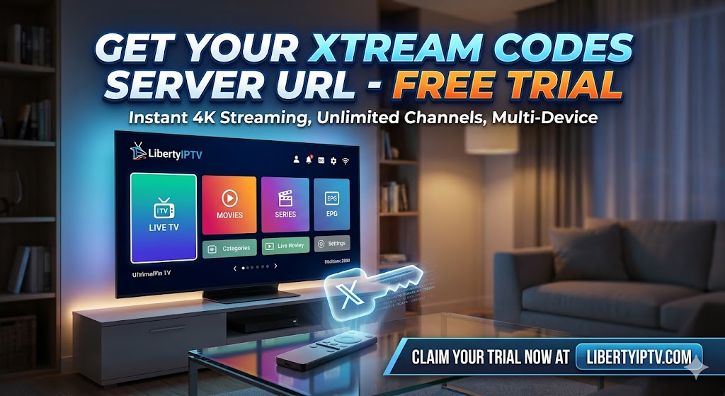 Get Your Xtream Codes Server URL - Free Trial