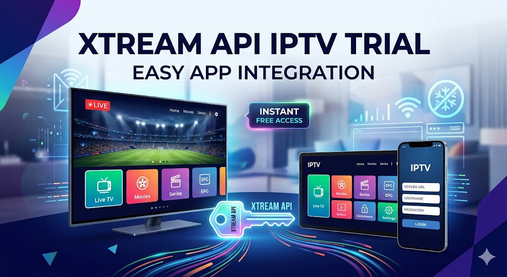 Xtream API IPTV trial