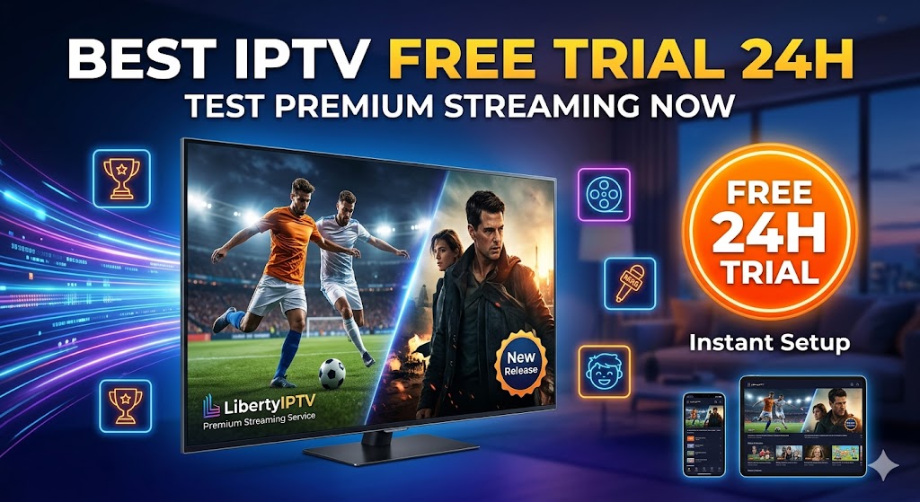 best iptv free trial 24h