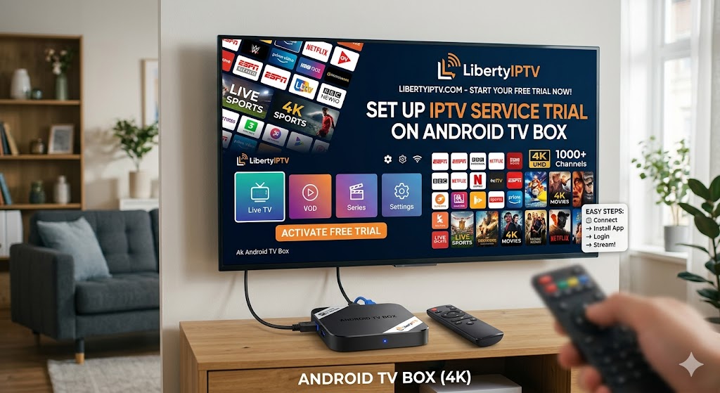 iptv service trial for android box
