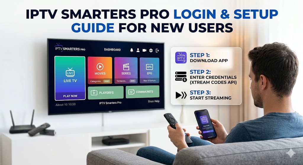 iptv smarters pro login setup