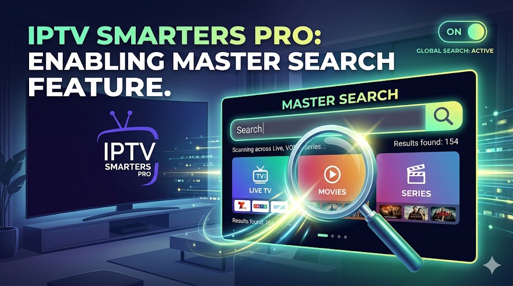 iptv smarters pro master search