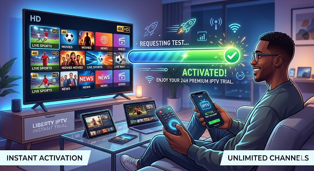 premium iptv test account